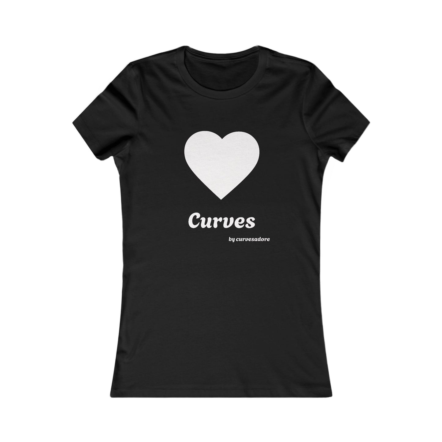 Curvesadore Tee for Women - Love for Curves Exclusive Very First Release!