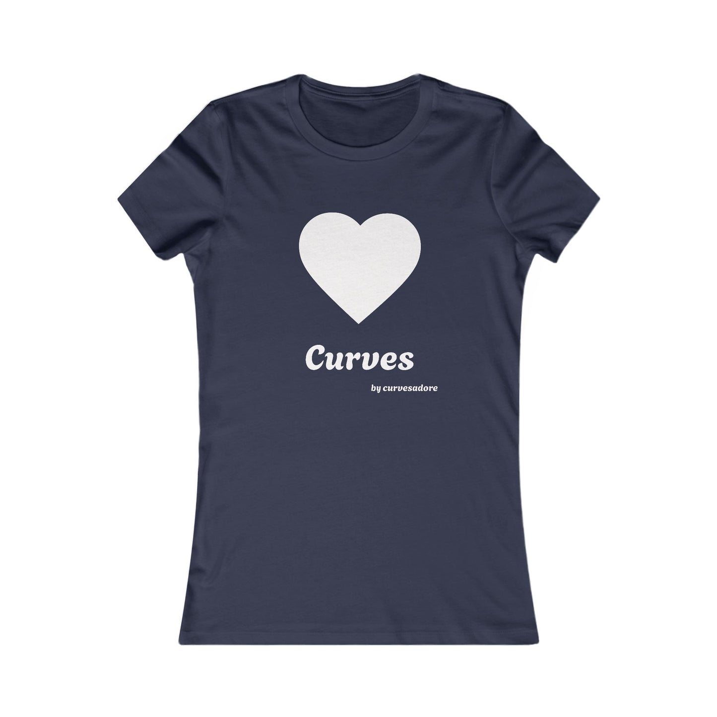 Curvesadore Tee for Women - Love for Curves Exclusive Very First Release!