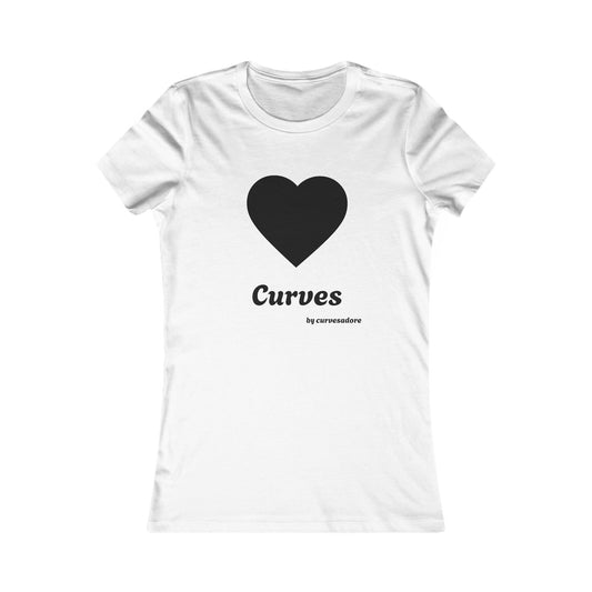 Curvesadore Tee for Women - Love for Curves Exclusive Very First Release!