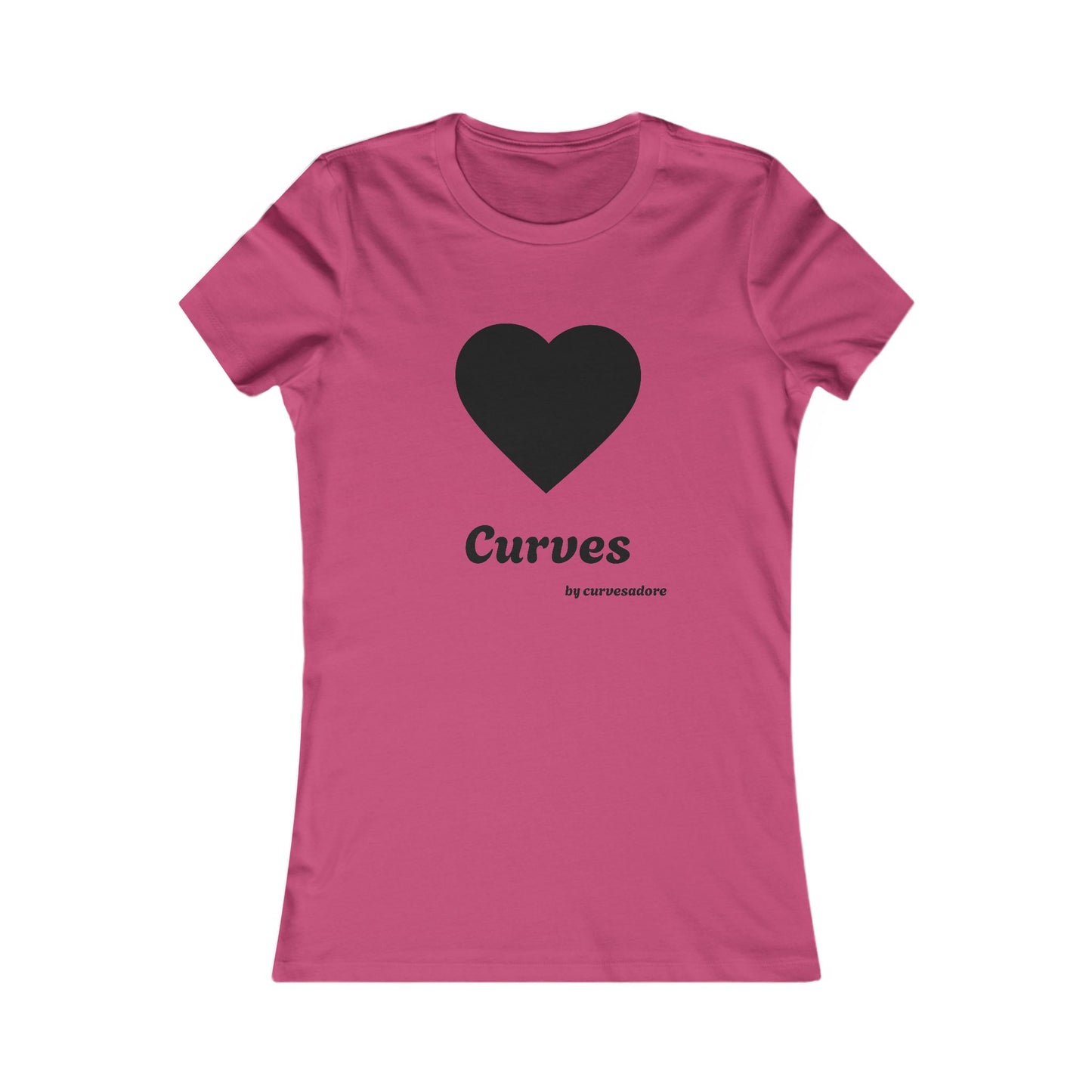 Curvesadore Tee for Women - Love for Curves Exclusive Very First Release!