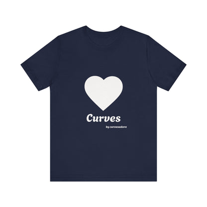'Love Curves' Tee by Curvesadore (mens/unisex) Very First Release