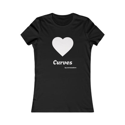 Curvesadore Tee for Women - Love for Curves Exclusive Very First Release!