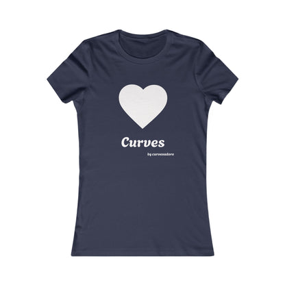 Curvesadore Tee for Women - Love for Curves Exclusive Very First Release!