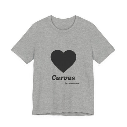 'Love Curves' Tee by Curvesadore (mens/unisex) Very First Release