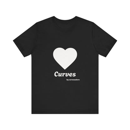 'Love Curves' Tee by Curvesadore (mens/unisex) Very First Release